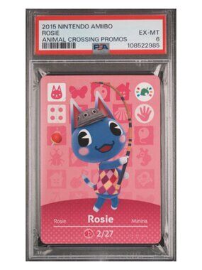 2015 NINTENDO AMIIBO ANIMAL CROSSING ROSIE PROMO FIGURE COLLECTIBLE RARE HTF EDI